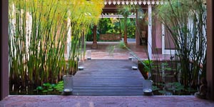 Entry to Pink Sands Resort
