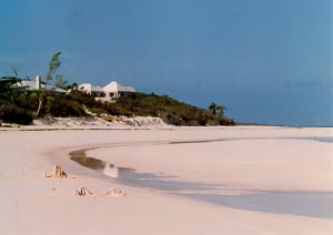 Sandcastles on Harbour Island's pink sand beach, photograph by Jacqueline Nolte Jones