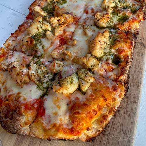 Acquapazza Ristorante lobster pizza - Harbour Island